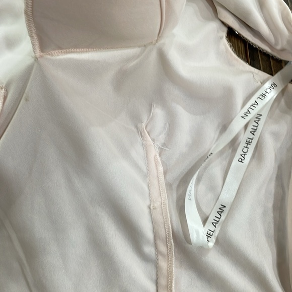 🌟4x Host Pick🌟Rachel Allan Rose Gold Sequin Two Piece Dress - Picture 16 of 16